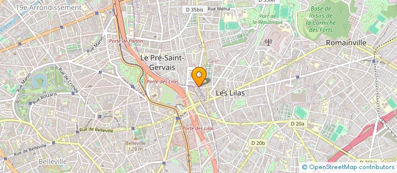 localisation de l'entreprise MERINE  LE PRE-SAINT-GERVAIS