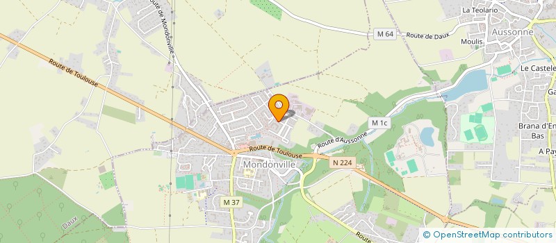 localisation de l'entreprise MERINE SERVICE  MONDONVILLE