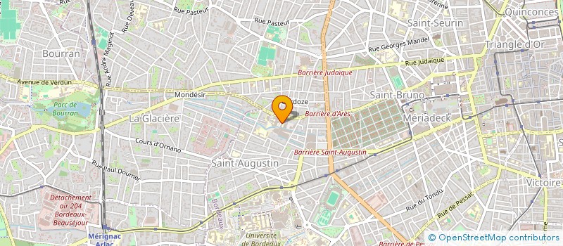 localisation de l'entreprise MERINIDE à BORDEAUX