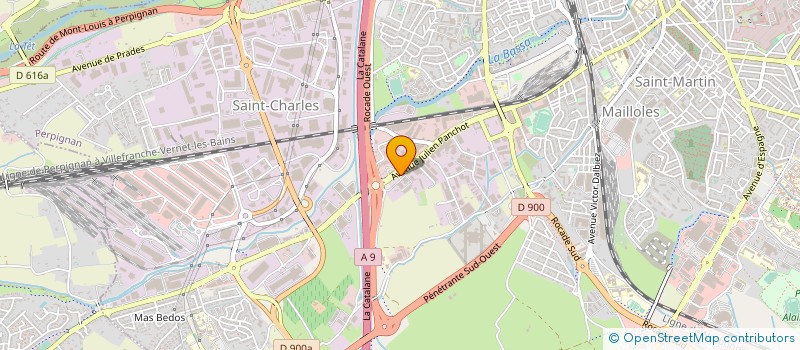 localisation de l'entreprise MERINO AUTOMOBILES  PERPIGNAN