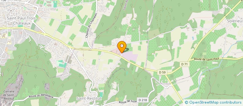 localisation de l'entreprise MERIO à SAINT-PAUL-TROIS-CHATEAUX