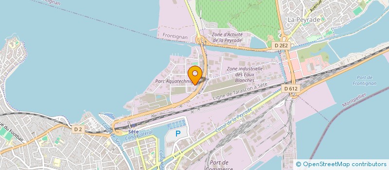 localisation de l'entreprise MERIS  SETE