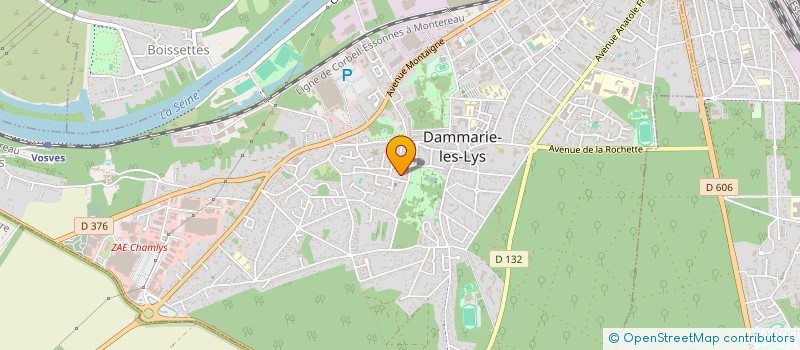 localisation de l'entreprise MERIS INGENIERIE à DAMMARIE-LES-LYS