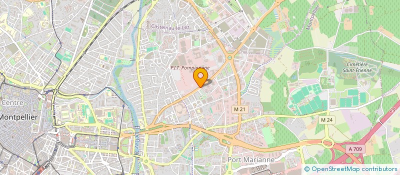 localisation de l'entreprise MERISIER ENERGIES à MONTPELLIER