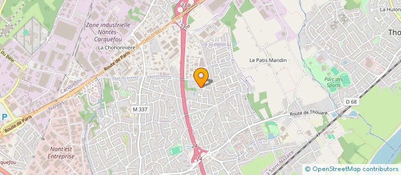 localisation de l'entreprise MERISTEME  SAINTE-LUCE-SUR-LOIRE