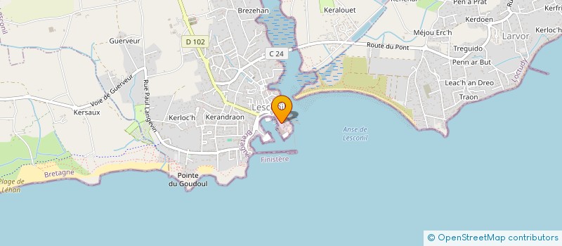 localisation de l'entreprise MERISTEME à PLOBANNALEC-LESCONIL