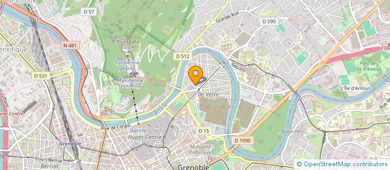 localisation de l'entreprise MERISTEME à GRENOBLE