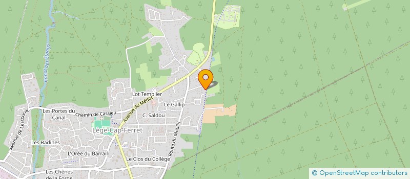 localisation de l'entreprise MERISTHEME FRANCE  LEGE-CAP-FERRET