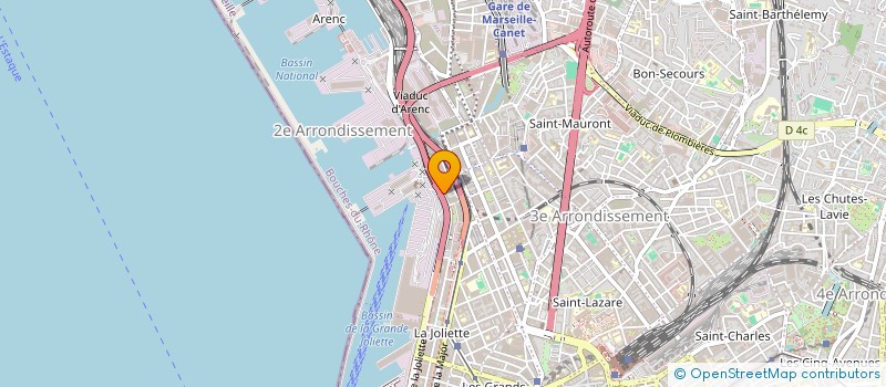 localisation de l'entreprise MERIT FRANCE ST 1 à MARSEILLE