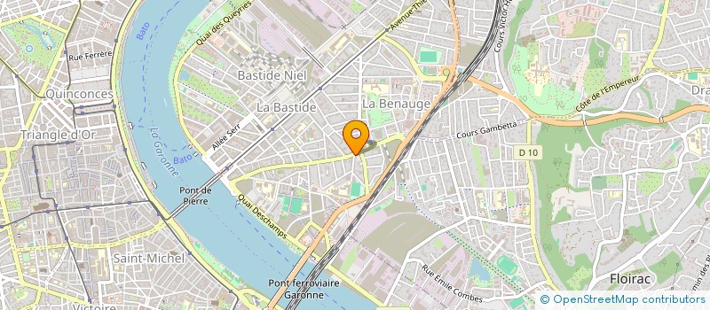 localisation de l'entreprise MERITHALLE  BORDEAUX