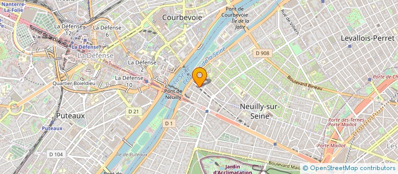localisation de l'entreprise MERITOR FRANCE à NEUILLY-SUR-SEINE
