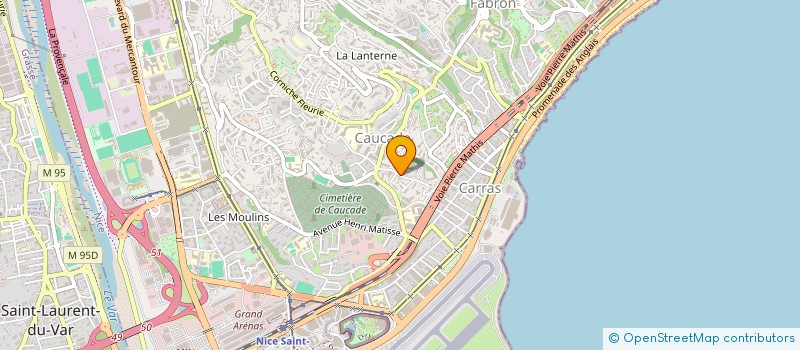 localisation de l'entreprise MERITXELL  NICE