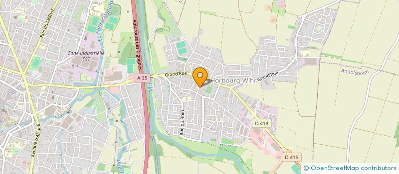 localisation de l'entreprise MERIUS FRERES  HORBOURG-WIHR