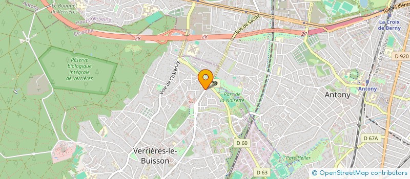 localisation de l'entreprise MERIVAL à VERRIERES-LE-BUISSON