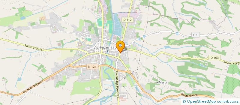 localisation de l'entreprise MERKABAH CREATIONS  VIC-FEZENSAC