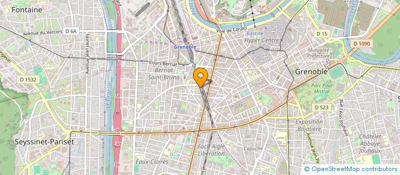 localisation de l'entreprise MERKAJ  GRENOBLE