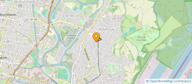 localisation de l'entreprise MERKAT à STRASBOURG