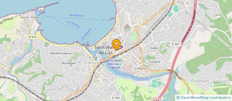 localisation de l'entreprise MERKATUALDE  SAINT-JEAN-DE-LUZ