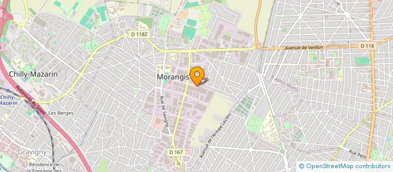 localisation de l'entreprise MERKHOFER  MORANGIS