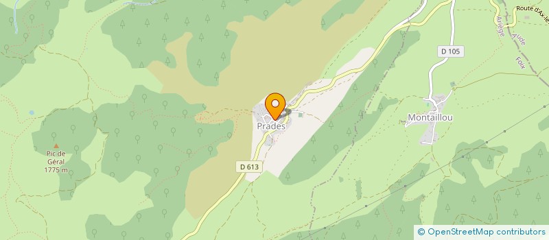 localisation de l'entreprise MERKILA RABIE à PRADES
