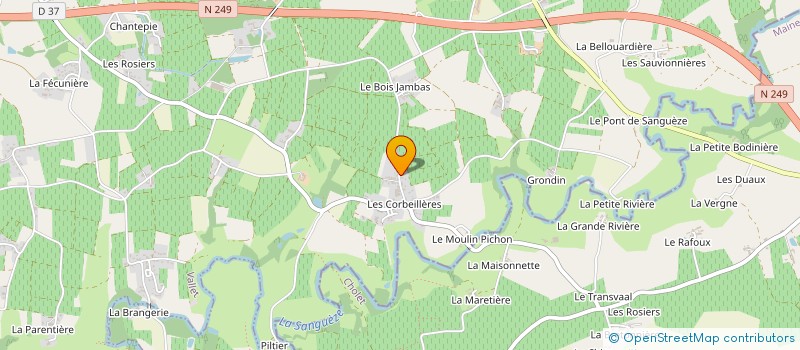 localisation de l'entreprise MERLAUD à VALLET