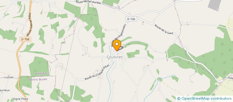 localisation de l'entreprise MERLAUD ET SES FILS à VERTEILLAC
