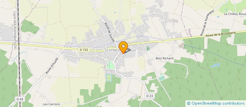 localisation de l'entreprise MERLAUD NICOLAS  SAINT-GENEST-D'AMBIERE