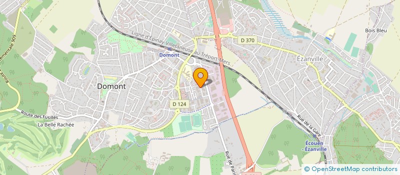 localisation de l'entreprise MERLAUD SAS à DOMONT