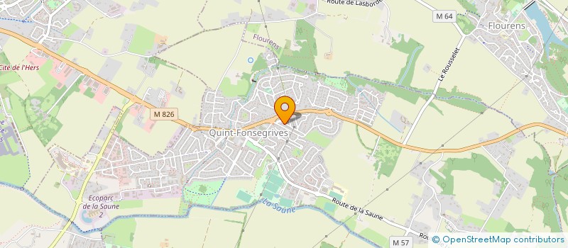 localisation de l'entreprise MERLE ALOIS ENTREPRISE  DREMIL-LAFAGE