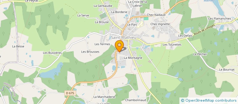 localisation de l'entreprise MERLE BATIMENT  SAINT-MATHIEU