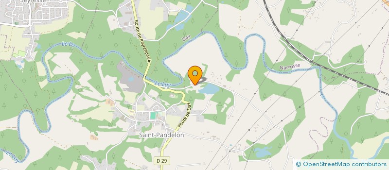 localisation de l'entreprise MERLE ET PEYROUX  SAINT-PANDELON