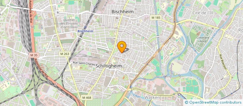 localisation de l'entreprise MERLENCHANTEUR  SCHILTIGHEIM