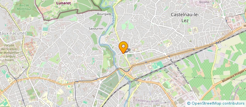 localisation de l'entreprise MERLET à CASTELNAU-LE-LEZ