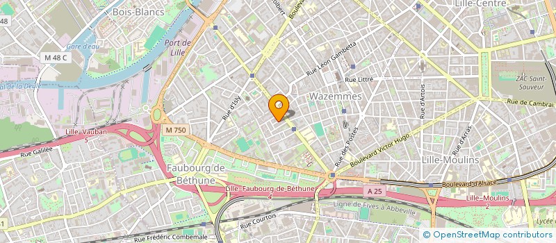 localisation de l'entreprise MERLETTES à LILLE