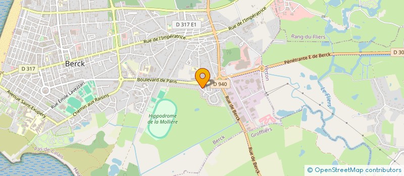 localisation de l'entreprise MERLIMONT TENNIS DE TABLE (MTT) à BERCK