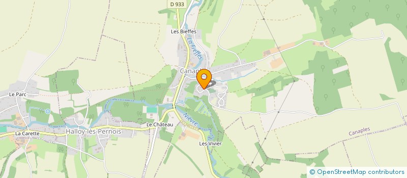 localisation de l'entreprise MERLIN à CANAPLES