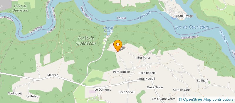 localisation de l'entreprise MERLIN  SAINT-AIGNAN