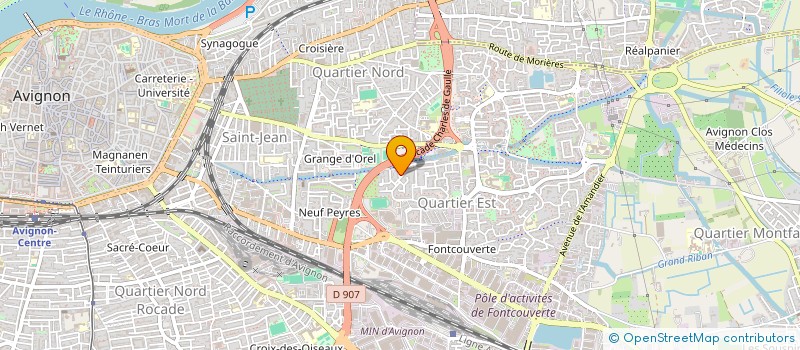 localisation de l'entreprise MERLIN  AVIGNON