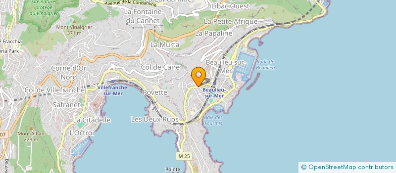 localisation de l'entreprise MERLIN à BEAULIEU-SUR-MER