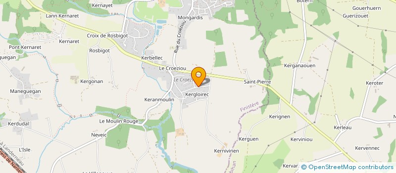 localisation de l'entreprise MERLIN  REDENE