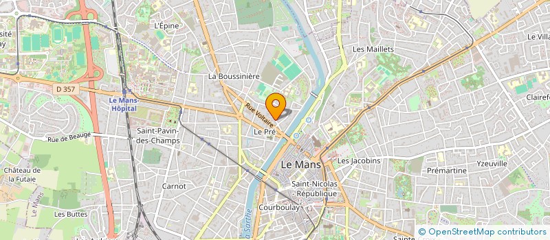 localisation de l'entreprise MERLIN  LE MANS