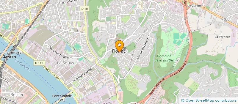 localisation de l'entreprise MERLIN  FLOIRAC