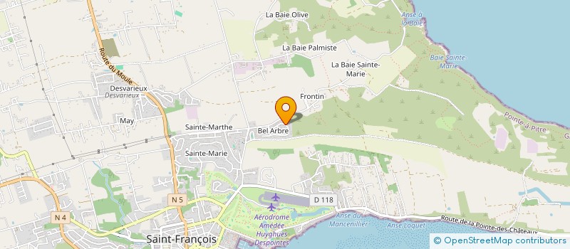 localisation de l'entreprise MERLIN BOATWORKS à SAINT-FRANCOIS