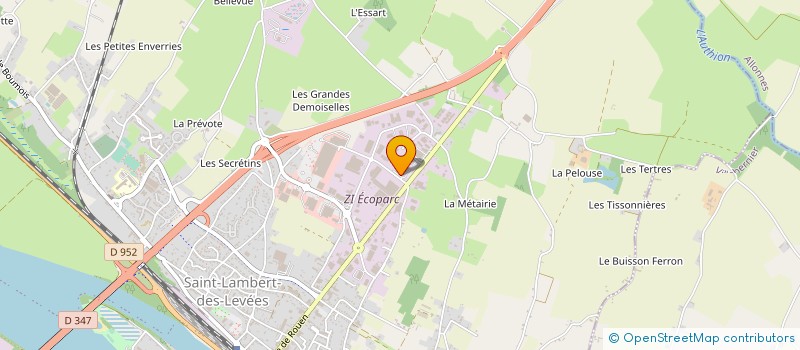 localisation de l'entreprise MERLIN GERIN LOIRE à SAUMUR