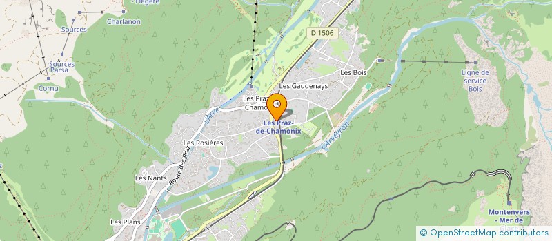 localisation de l'entreprise MERLIN STAG à CHAMONIX-MONT-BLANC