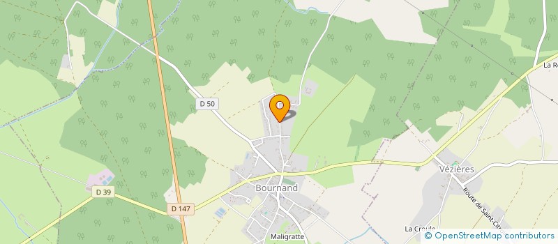 localisation de l'entreprise MERLING FLORIAN  BOURNAND