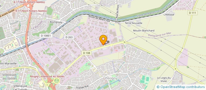 localisation de l'entreprise MERLING PROFESSIONNEL  PERIGNY