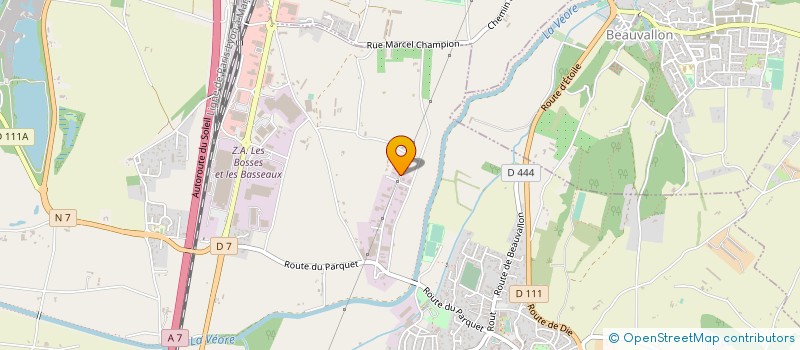 localisation de l'entreprise MERLINO à ETOILE-SUR-RHONE