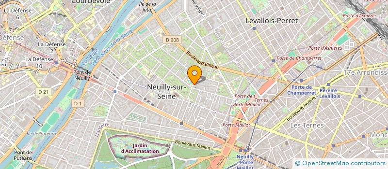 localisation de l'entreprise MERLINPIERRE à NEUILLY-SUR-SEINE