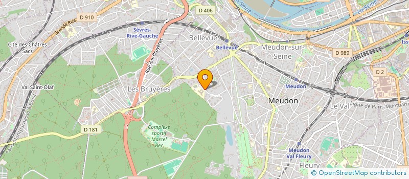 localisation de l'entreprise MERLO à MEUDON
